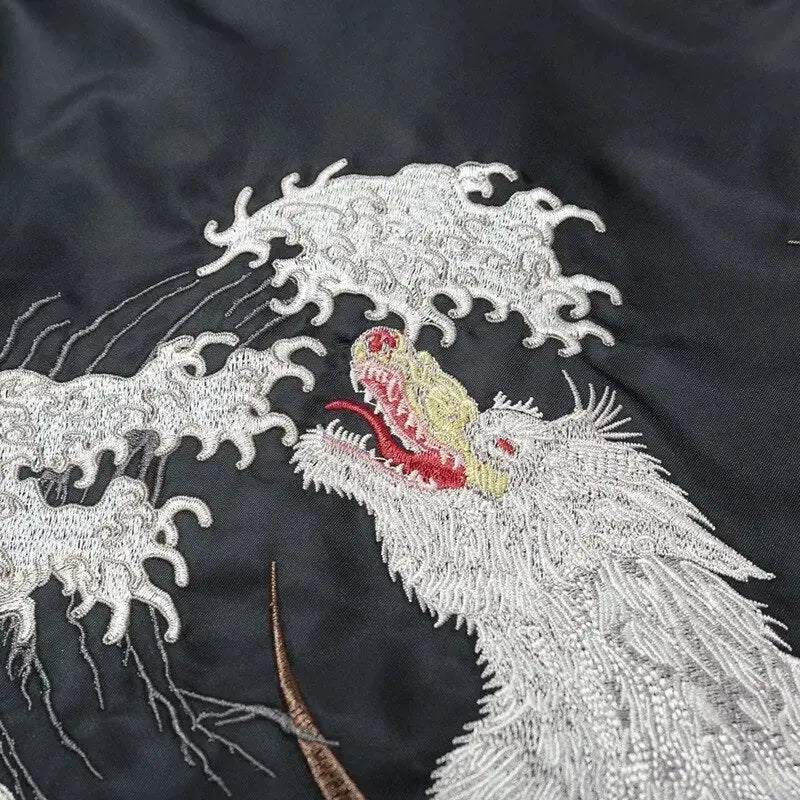 Japanese Style Bomber Jacket 'Ueno' - Image 4
