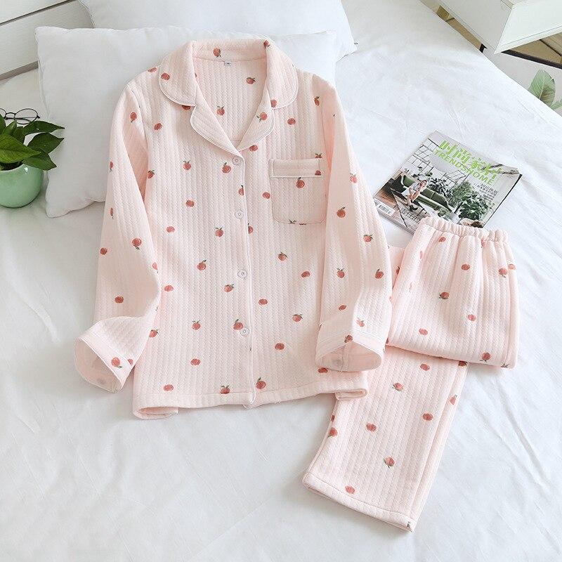Japanese Style Thick Cotton Pajamas - Image 2