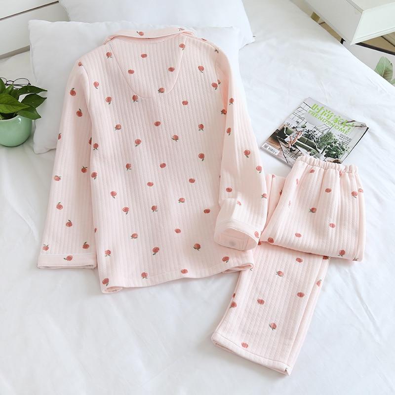 Japanese Style Thick Cotton Pajamas - Image 3