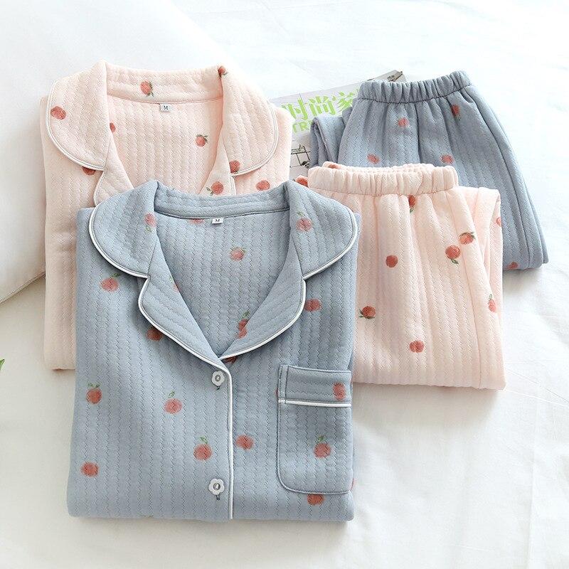 Japanese Style Thick Cotton Pajamas - Image 4
