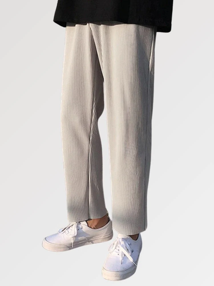 Japanese Style Wide Leg Pants 'Miyazaki' - Image 3