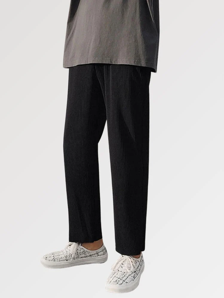 Japanese Style Wide Leg Pants 'Miyazaki' - Image 4