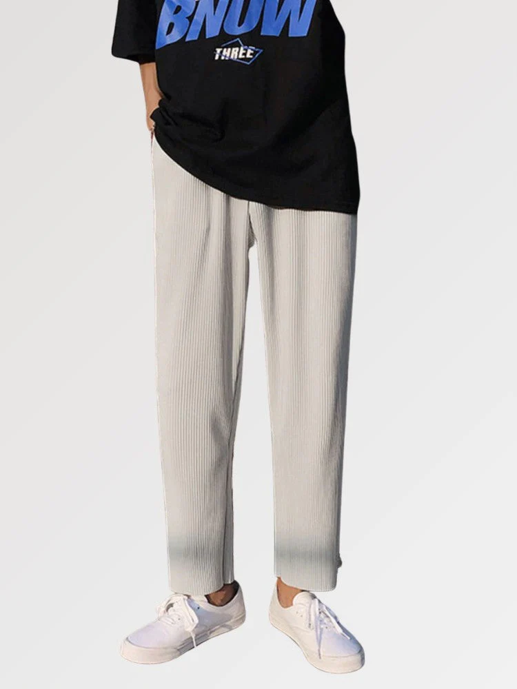 Japanese Style Wide Leg Pants 'Miyazaki' - Image 5