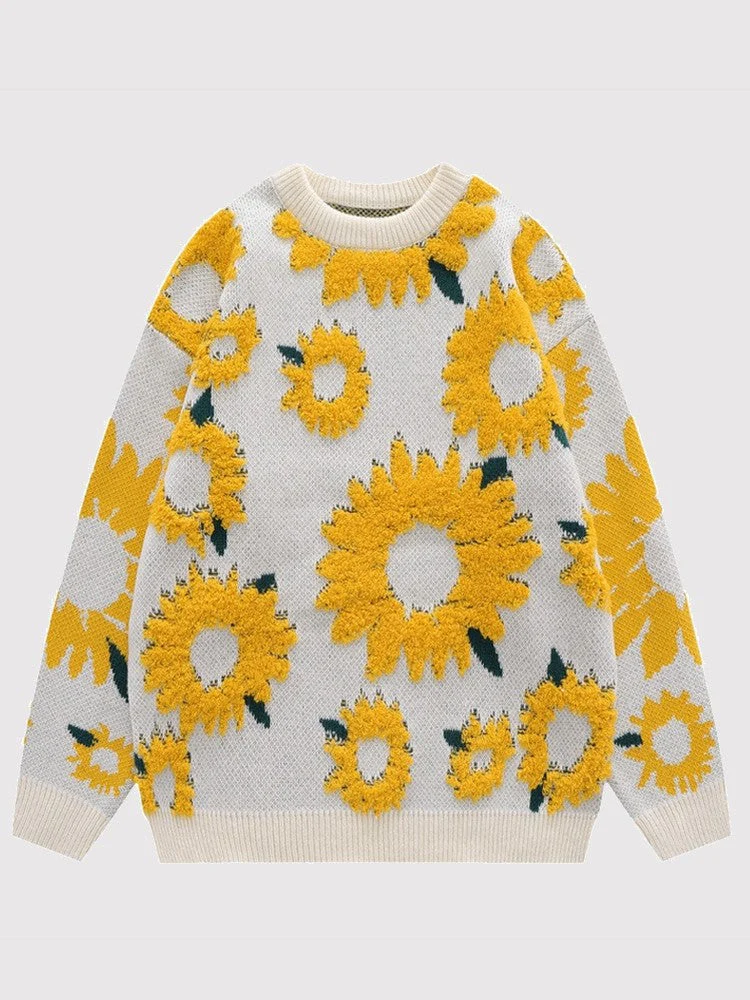 Japanese Sunflower Sweater 'Himawari' - Image 2