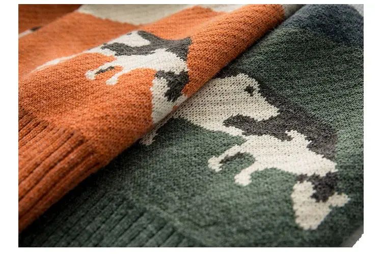 Japanese Sweater Cow Design 'Ushi' - Image 5