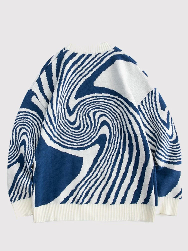 Japanese Sweater Spiral Design 'Kabukicho' - Image 3