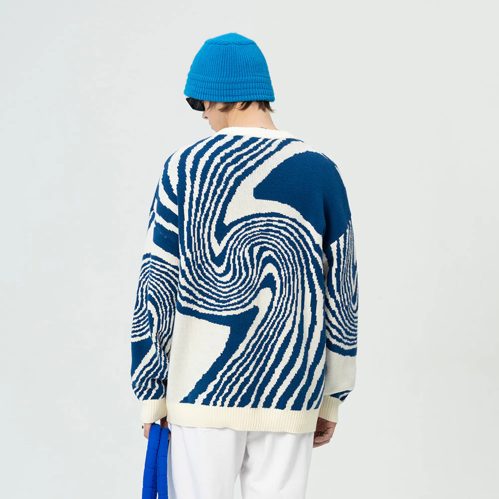 Japanese Sweater Spiral Design 'Kabukicho' - Image 5