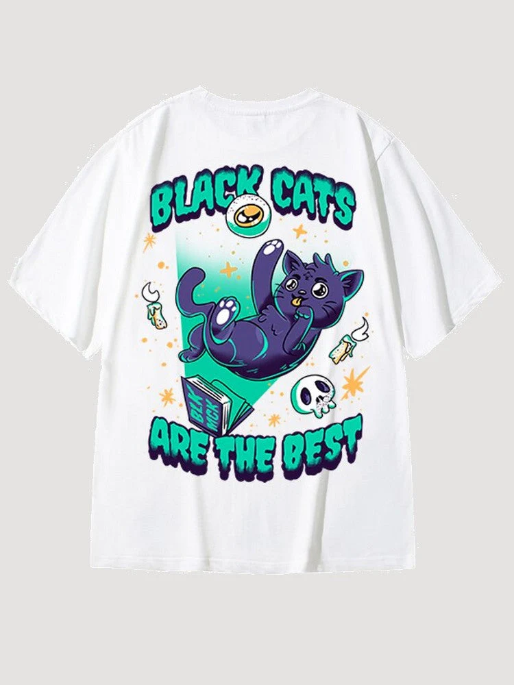 Japanese T-shirt 'Black Cats' - Image 2