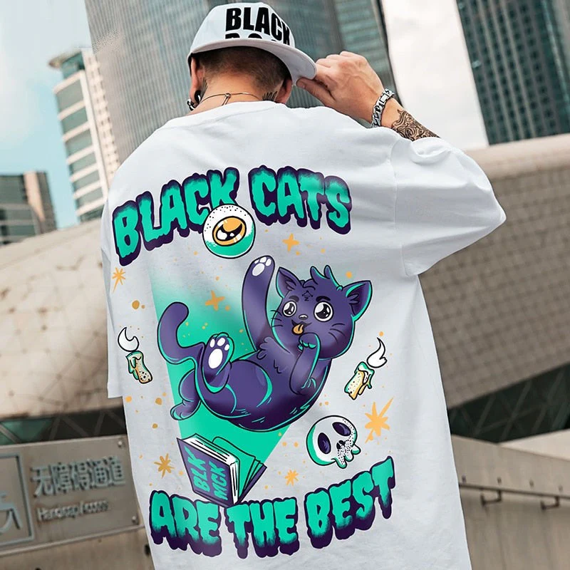 Japanese T-shirt 'Black Cats' - Image 5