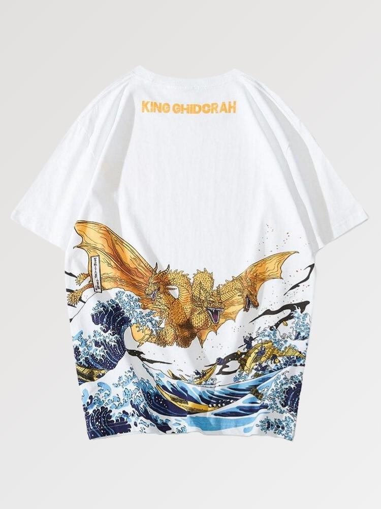 Japanese T-shirt Gold Doragon 'Arigato' - Image 7
