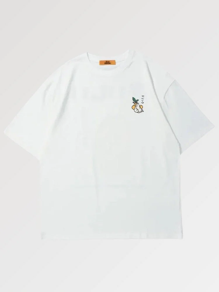 Japanese T-shirt Juice Brick Pattern 'Jusu' - Image 3