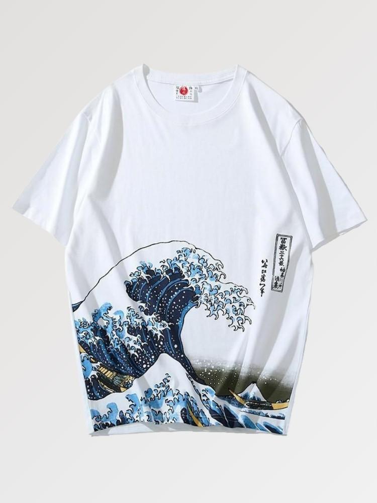 Japanese T-shirt 'Kanagawa Wave' - Image 2