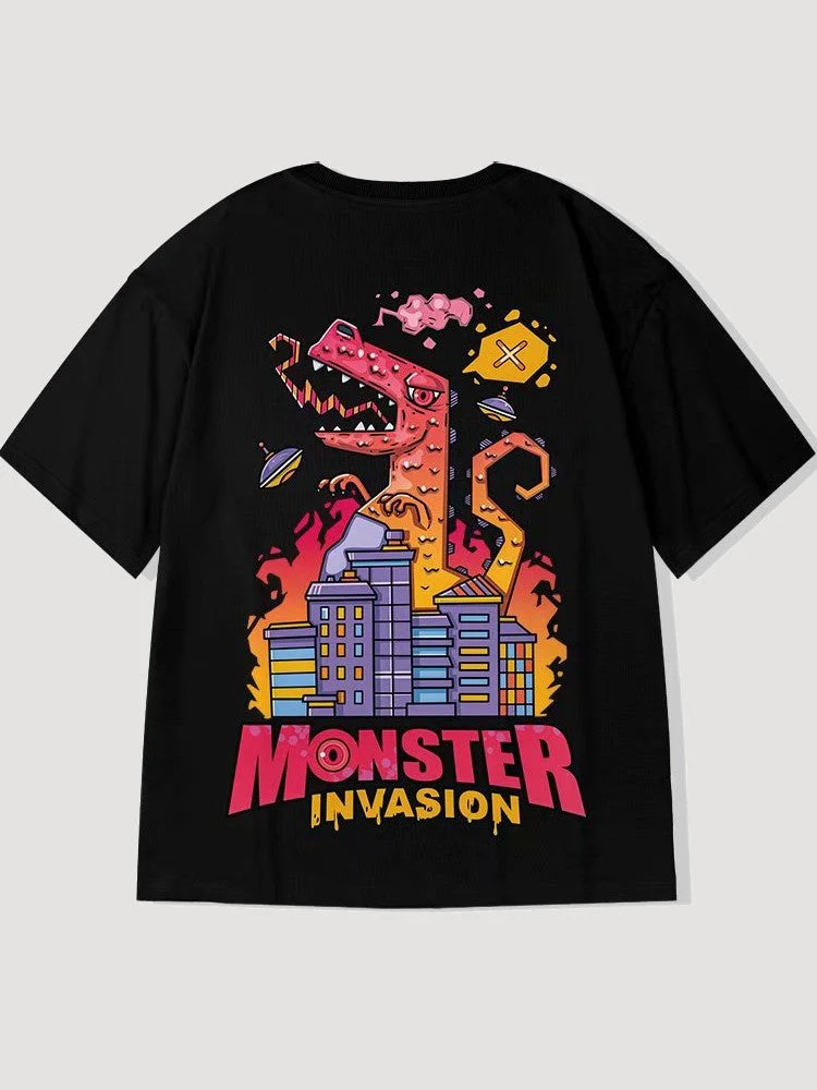 Japanese T-shirt Monster Invasion 'Akuma' - Image 2