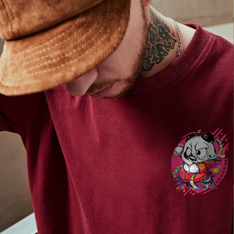 Japanese T-shirt with Pattern 'Ai Panda' - Image 4