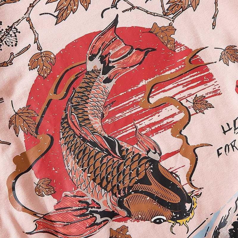 Japanese Traditional Shirt Koi Carp of Kanagawa 'Shimasu' - Image 5