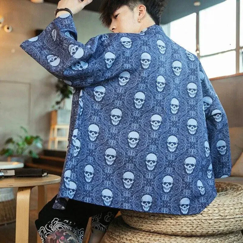 Kimono Jacket for Men 'Kurashiki' - Image 3