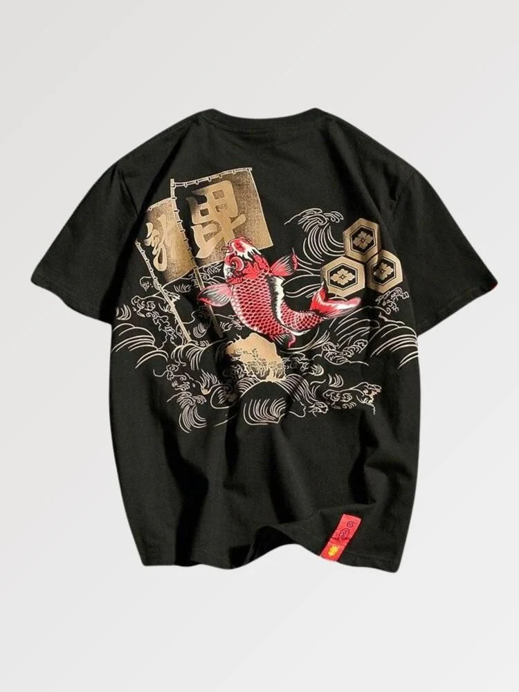 Koi Carp Japanese Shirt 'Sakana' - Image 2