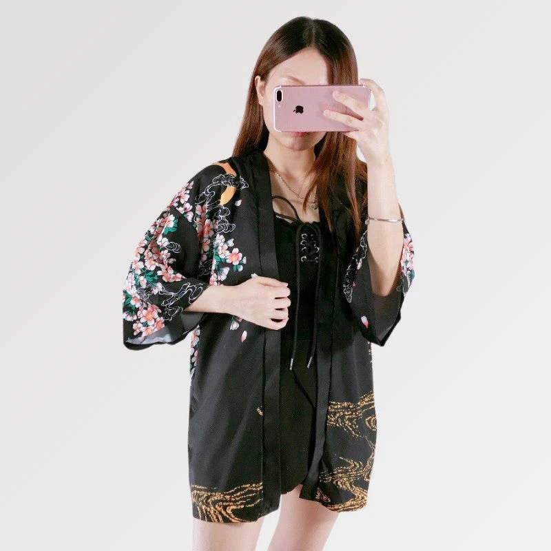 Koi Carp Kimono Jacket 'Jinryu' - Image 4