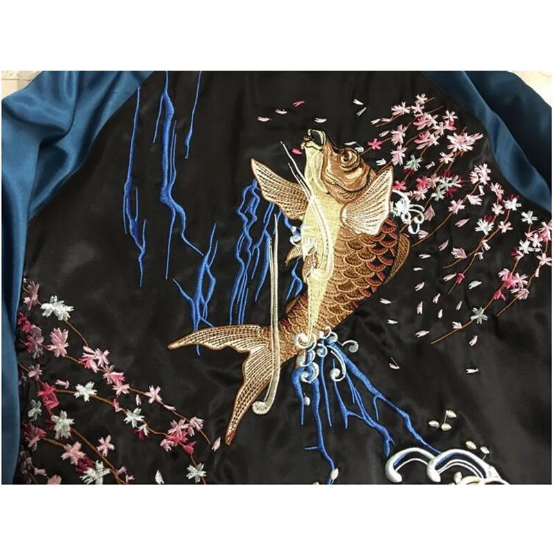 Koi Carp Sukajan Jacket 'Bakuzen' - Image 3
