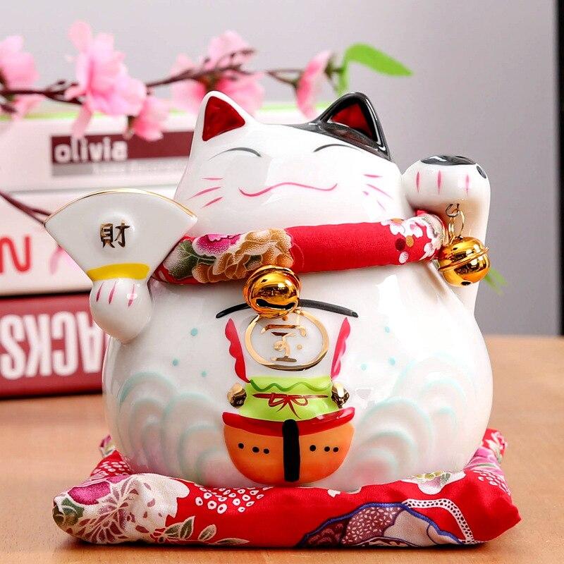 Maneki-Neko Money Box 'Little Fan' - Image 2