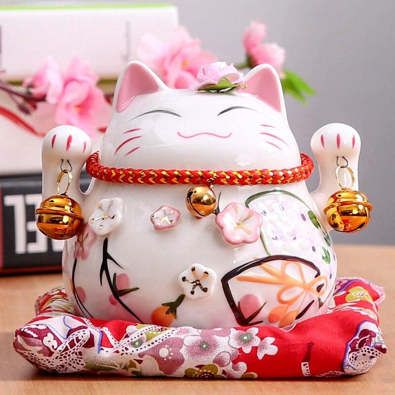 Maneki-Neko Money Box 'Porcelain' - Image 2