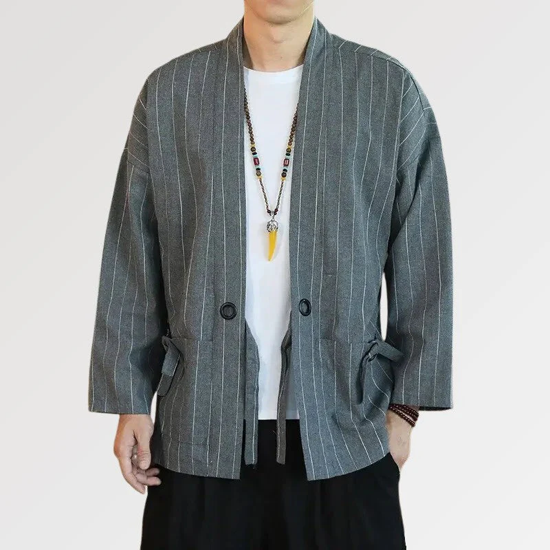 Men Cardigan Kimono - Image 2