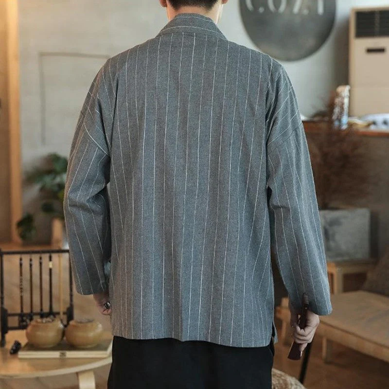 Men Cardigan Kimono - Image 3