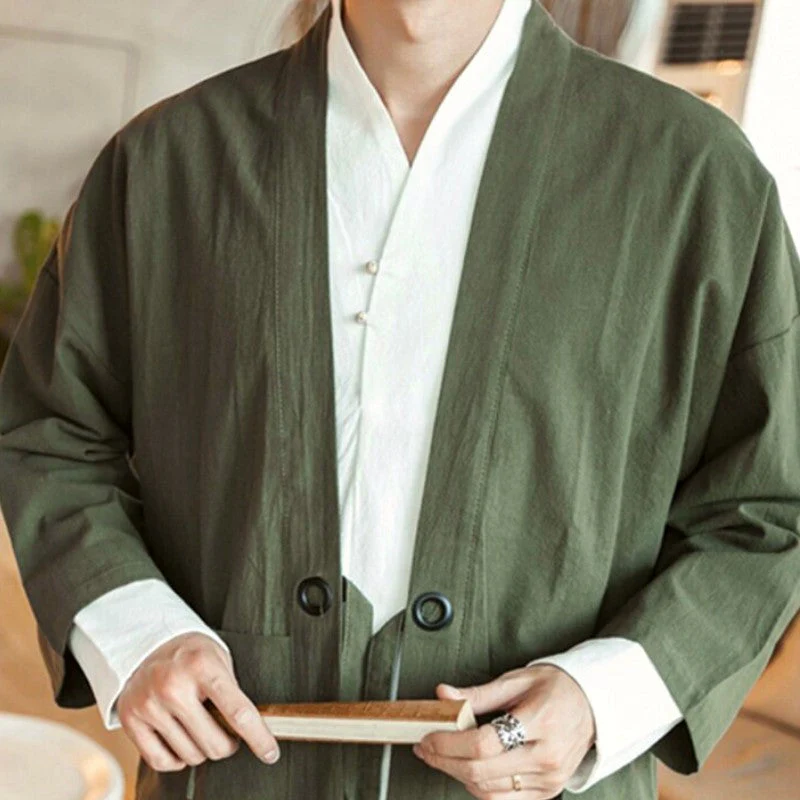 Men Kimono Coat - Image 2