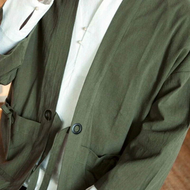 Men Kimono Coat - Image 4