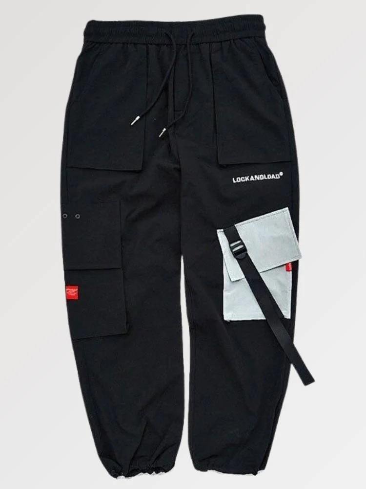 Mens Cargo Pants with Straps 'Saikai' - Image 3