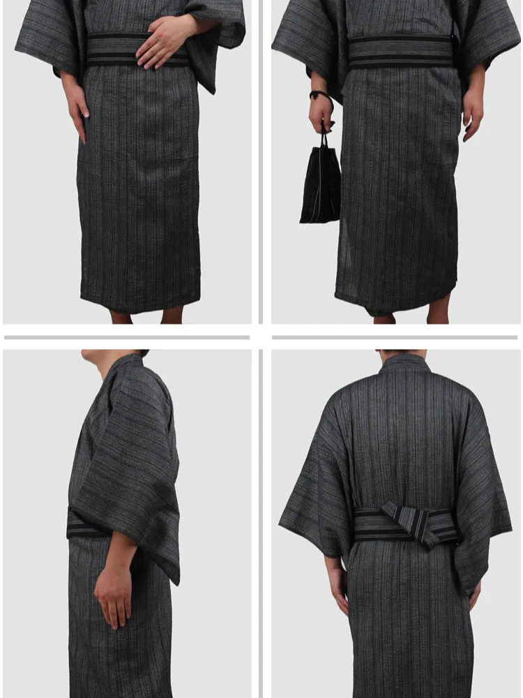 Mens Cotton Yukata 'Oyama' - Image 3