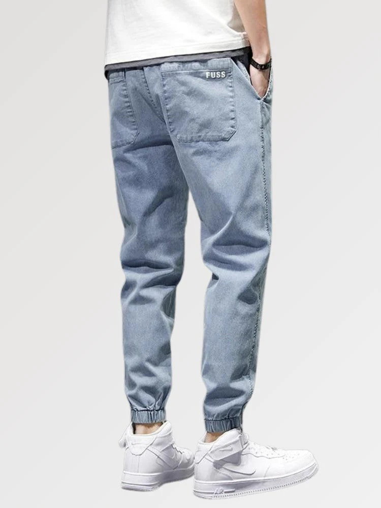 Mens Elastic Waist Jeans 'Okaya' - Image 3