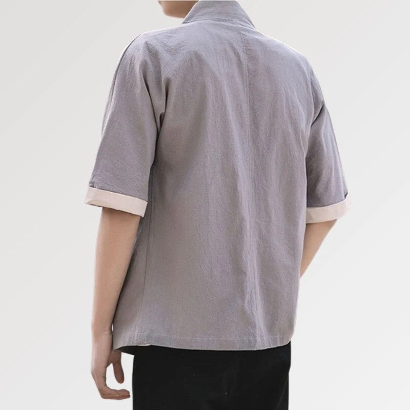 Mens Japanese Kimono Jacket 'Born to Beat' - Image 4