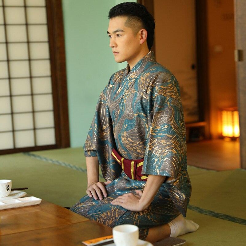 Mens Japanese Silk Kimono 'Haruna' - Image 2
