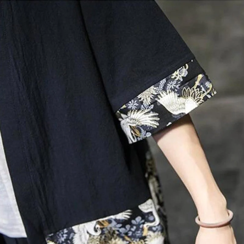 Mens Japanese Style Cardigan 'The Boyz' - Image 3
