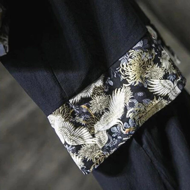 Mens Japanese Style Cardigan 'The Boyz' - Image 4