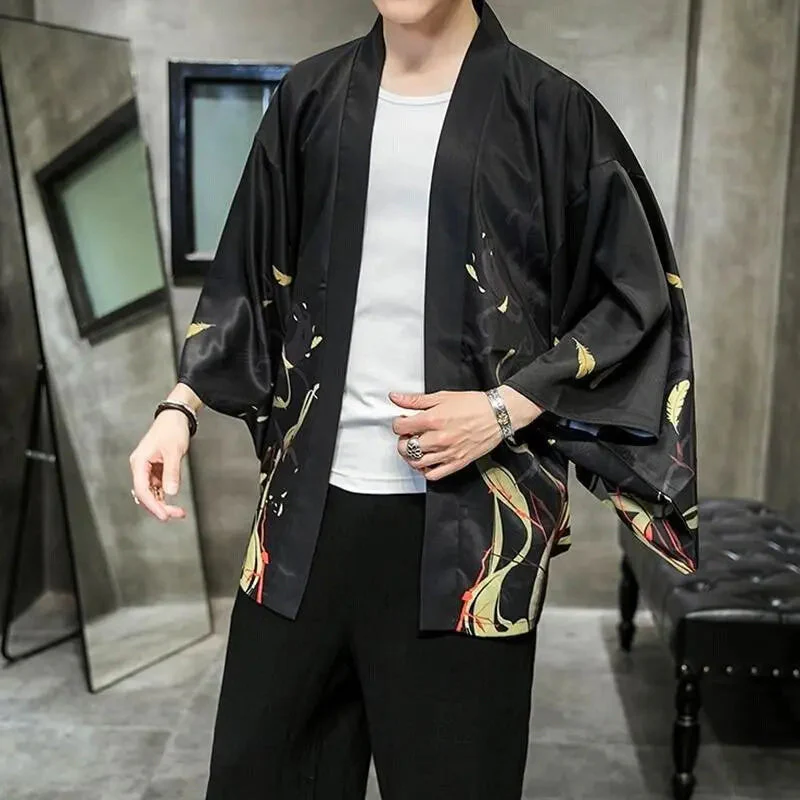 Mens Japanese Style Kimono 'Pentagon' - Image 2