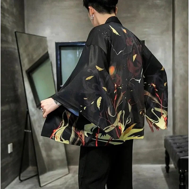 Mens Japanese Style Kimono 'Pentagon' - Image 3
