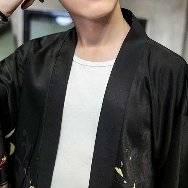 Mens Japanese Style Kimono 'Pentagon' - Image 6