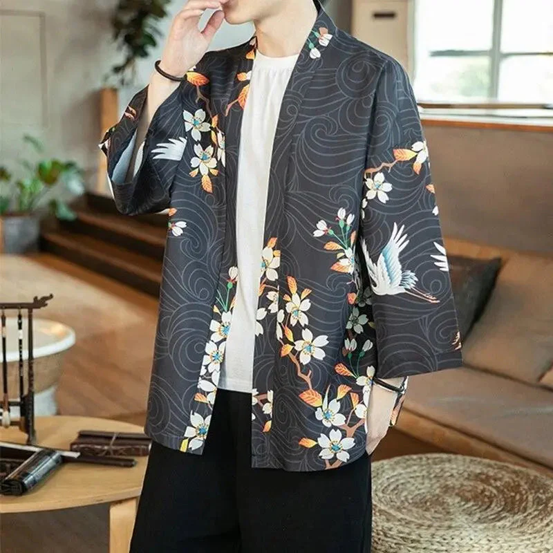 Mens Kimono Coat 'Hachioji' - Image 2