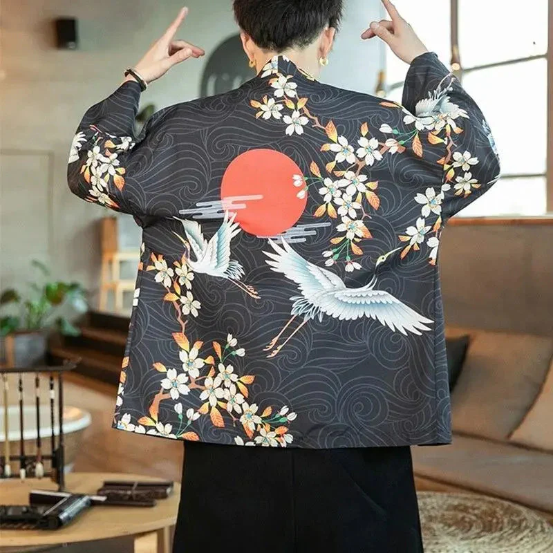 Mens Kimono Coat 'Hachioji' - Image 4