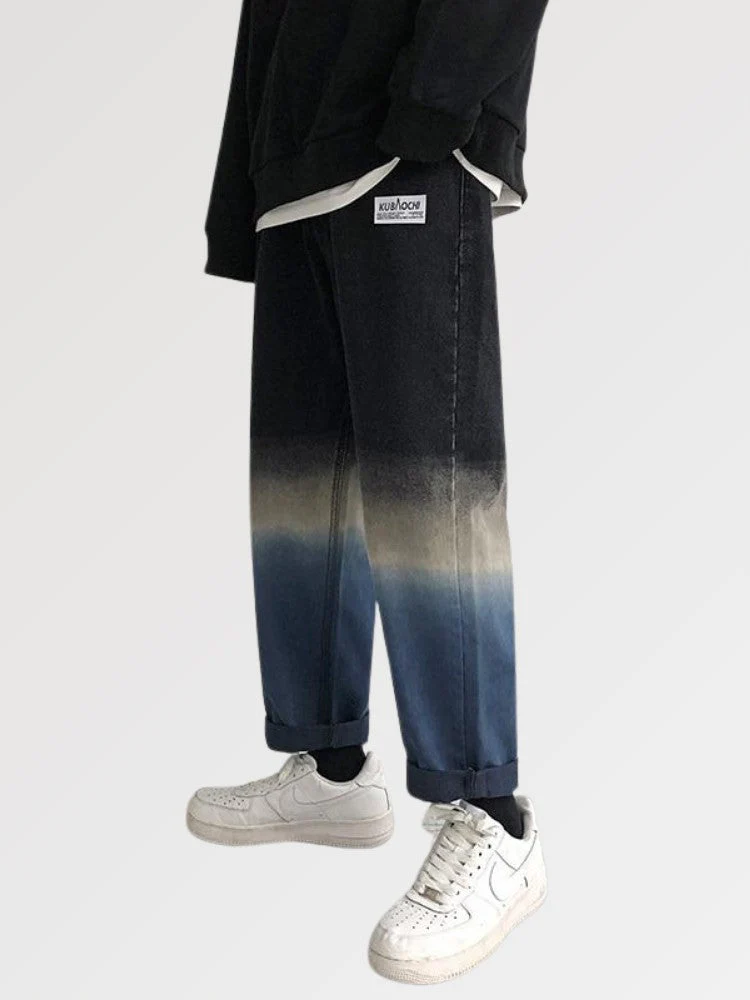 Mens Tie and Dye Jeans 'Suzaka' - Image 3