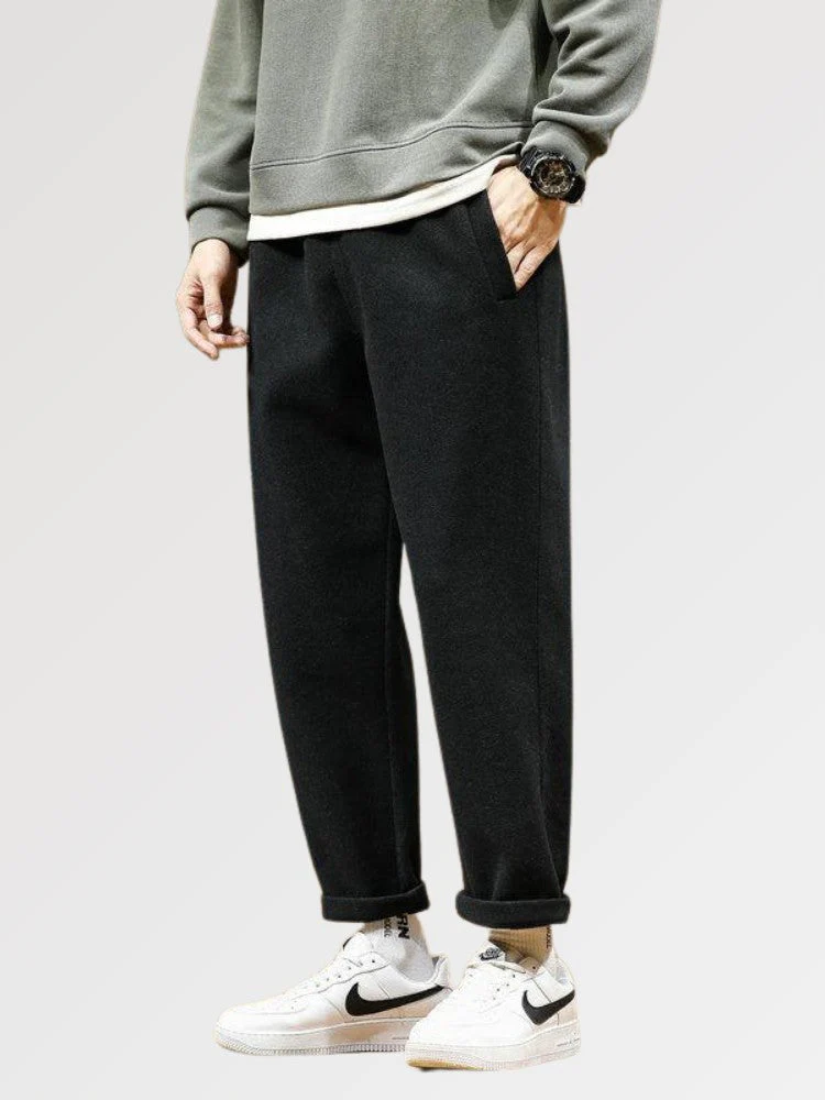 Mens Wool Pants 'Miyakonojo' - Image 2