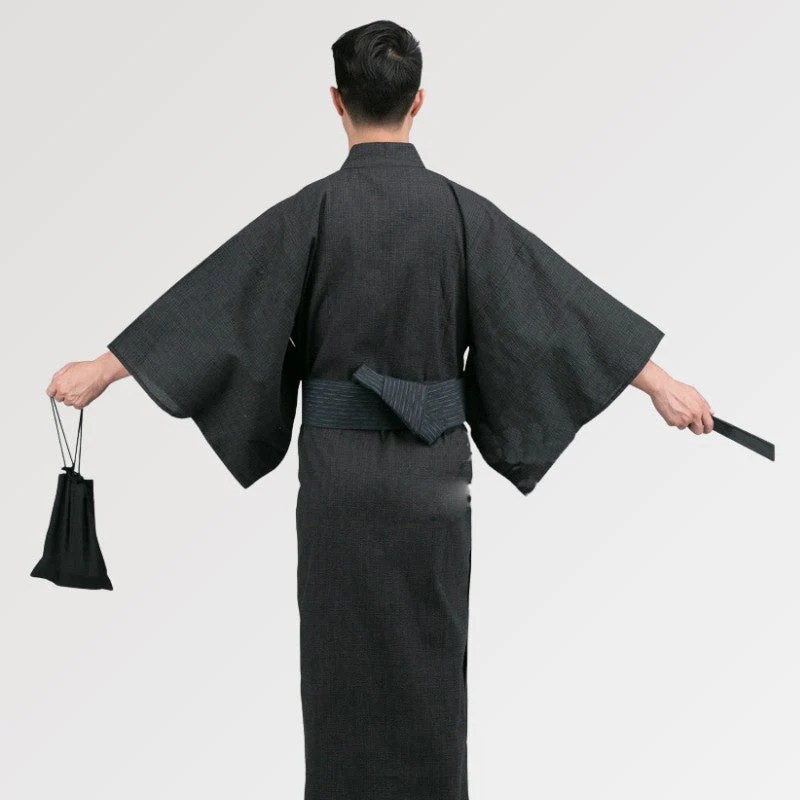 Mens Yukata Large Size 'Gassan' - Image 2
