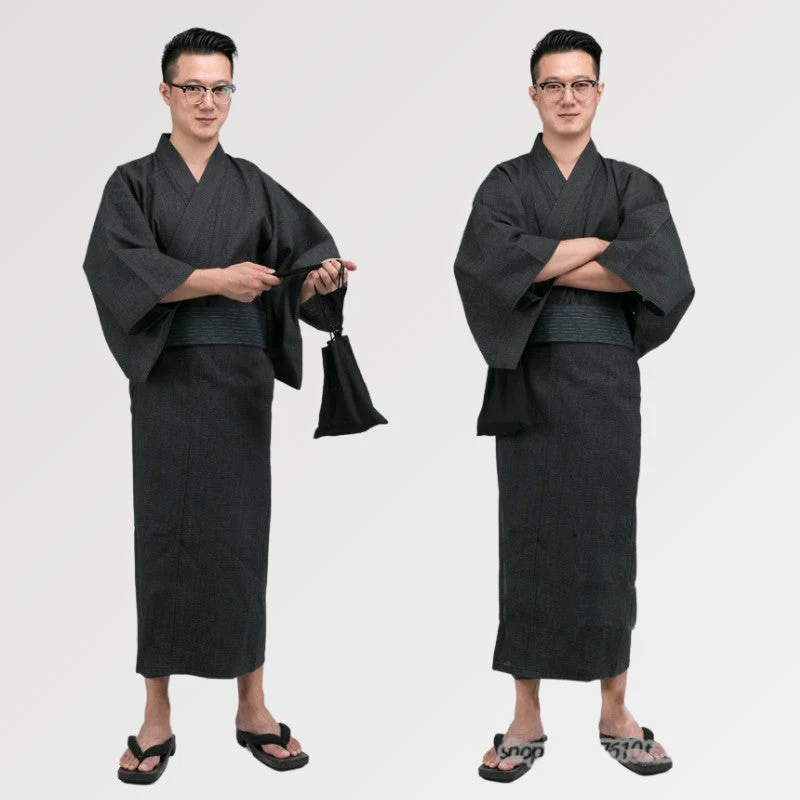 Mens Yukata Large Size 'Gassan' - Image 3