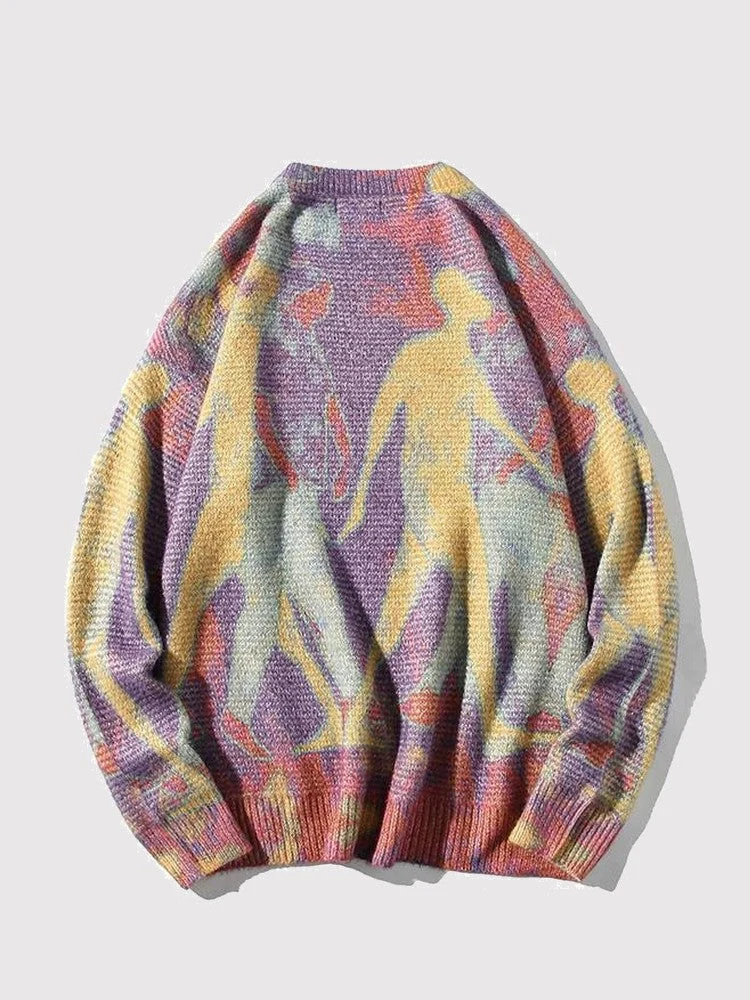 Multicolor Japanese Sweater 'Tashoku' - Image 2