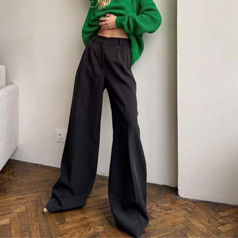 Multicolored Wide Leg Pants for Women 'Funabashi' - Image 10