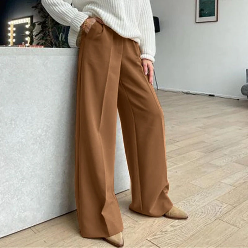 Multicolored Wide Leg Pants for Women 'Funabashi' - Image 11