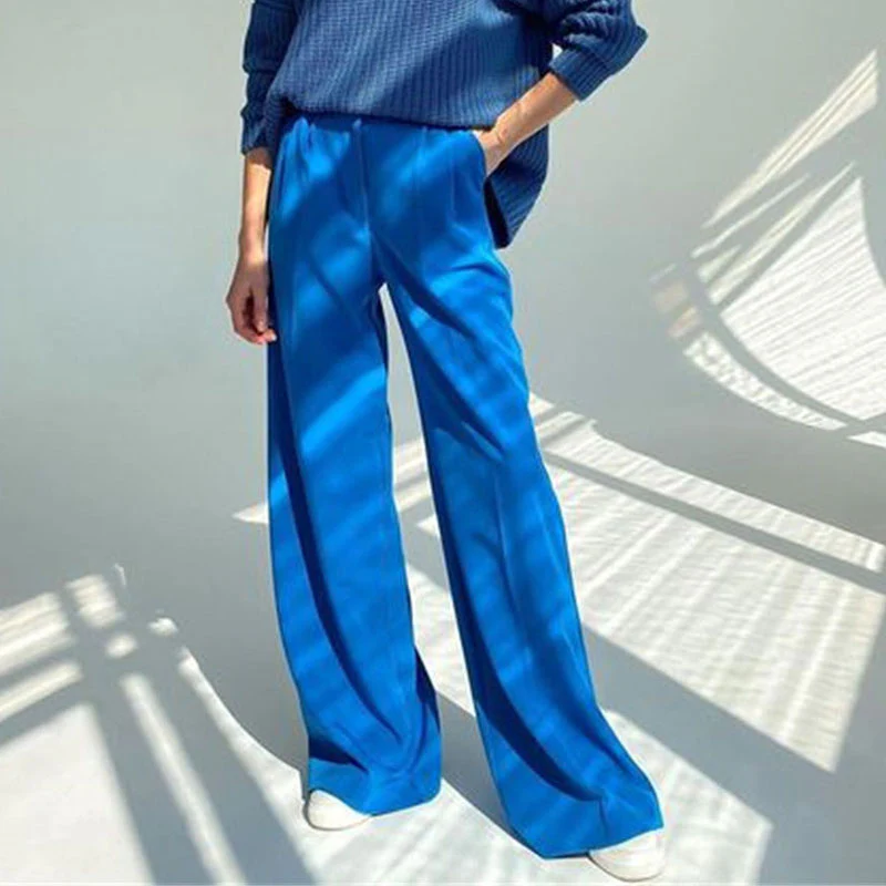 Multicolored Wide Leg Pants for Women 'Funabashi' - Image 3