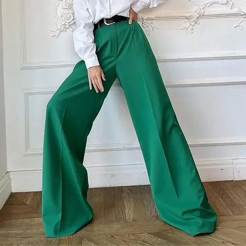 Multicolored Wide Leg Pants for Women 'Funabashi' - Image 5